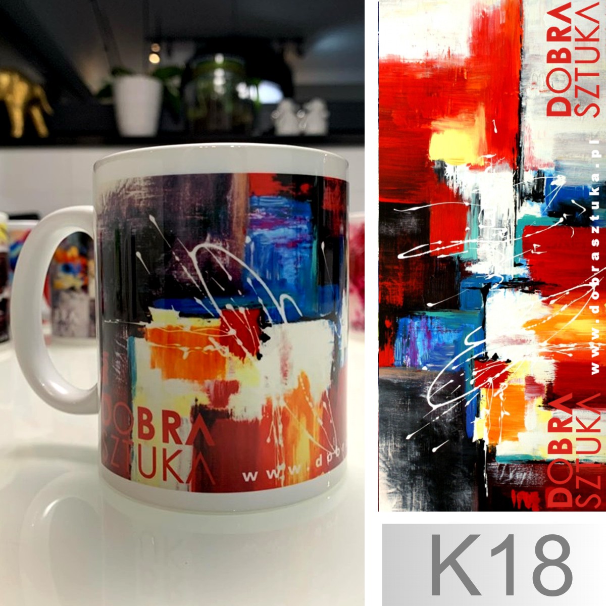 Kubki z obrazami kubek z literami obraz na kubku K2 - obrazek 25