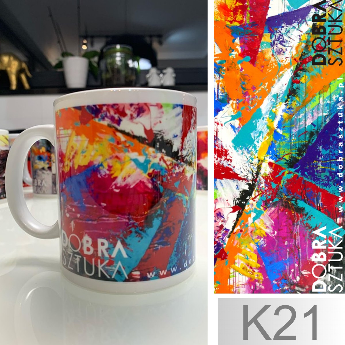 Kubki z obrazami kubek z literami obraz na kubku K2 - obrazek 28