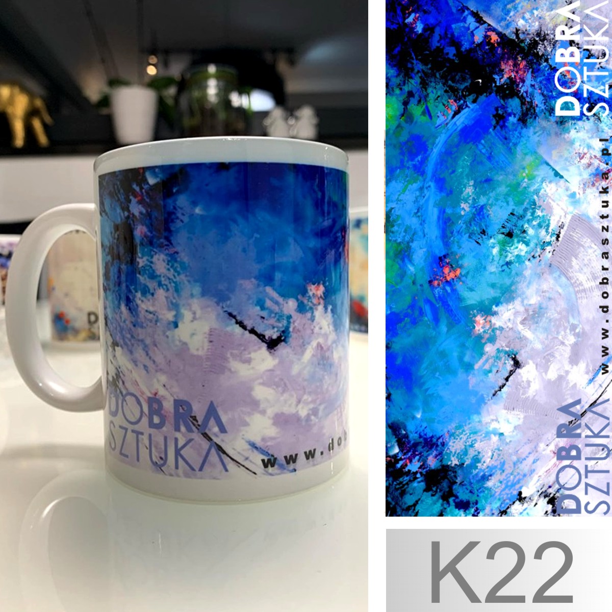 Kubki z obrazami kubek z literami obraz na kubku K2 - obrazek 29