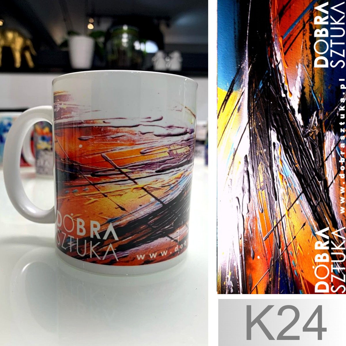 Kubki z obrazami kubek z literami obraz na kubku K2 - obrazek 31