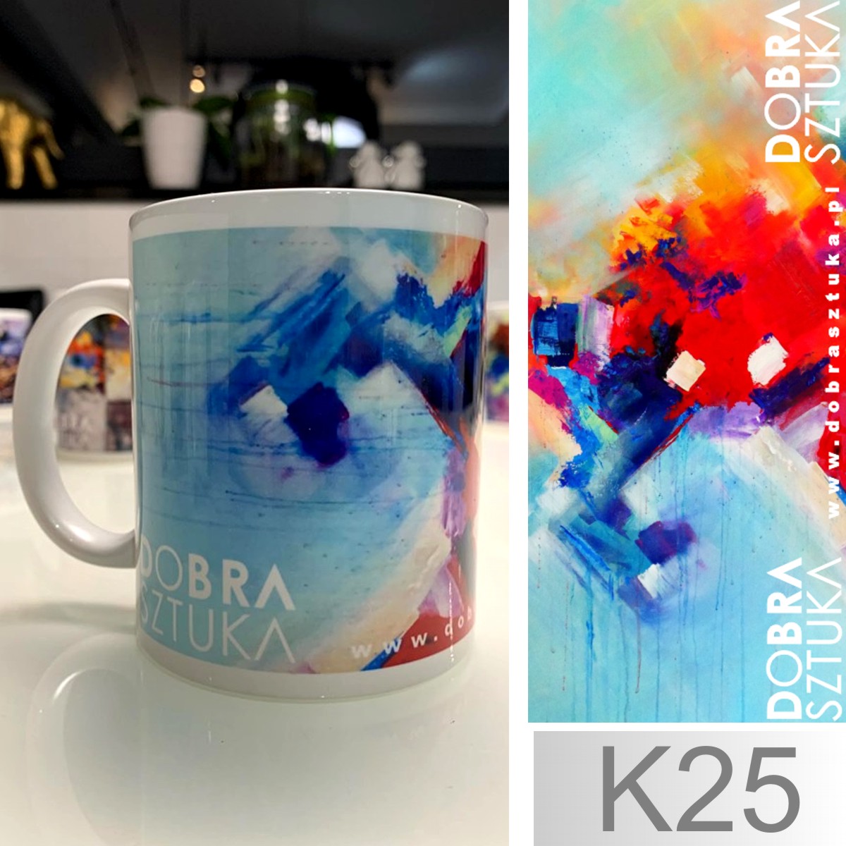 Kubki z obrazami kubek z literami obraz na kubku K2 - obrazek 32