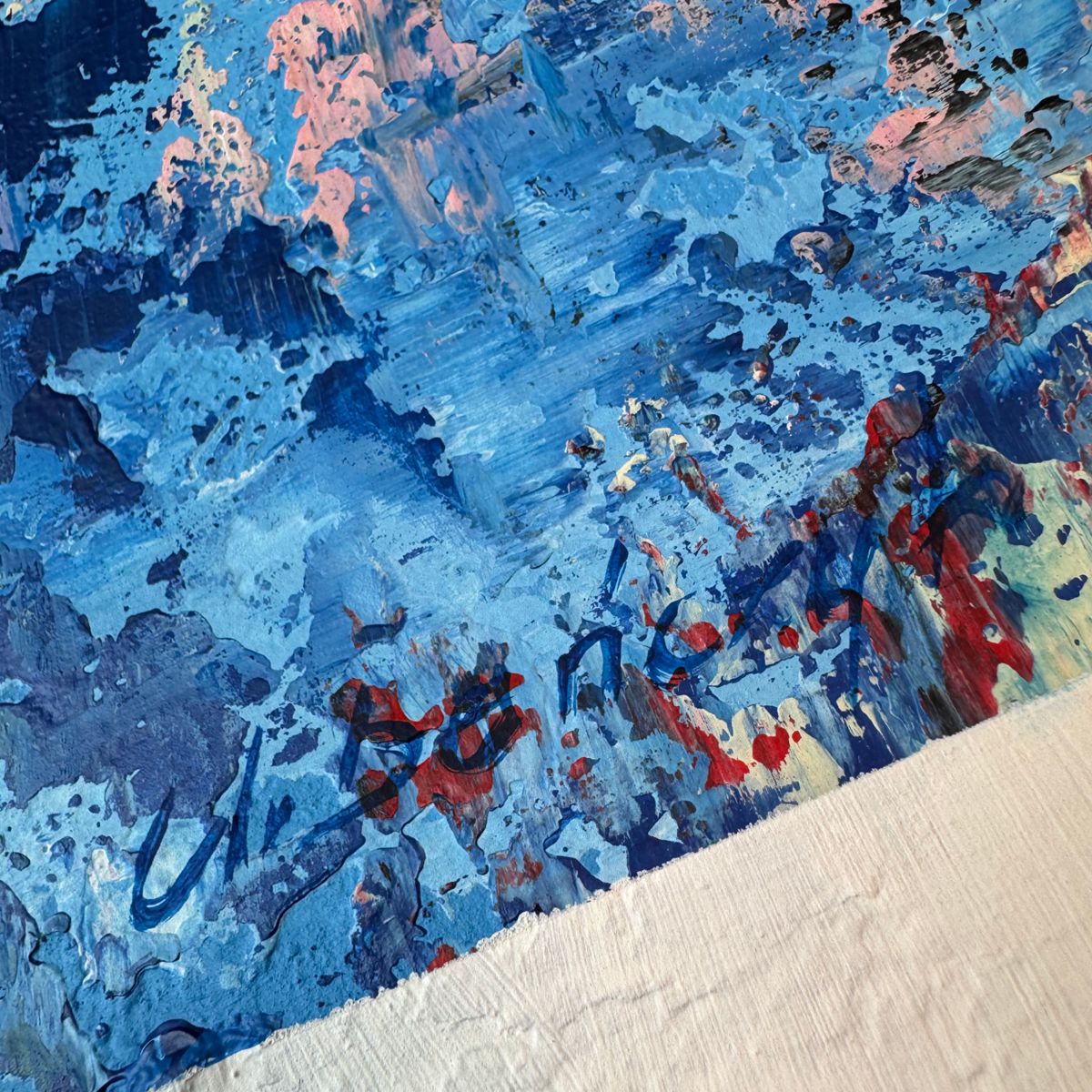 Obraz pastelowy do salonu "Color world" abstrakcja 2208A - obrazek 6