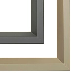 Nowoczesna rama do obrazu skośna beż, popiel AP12