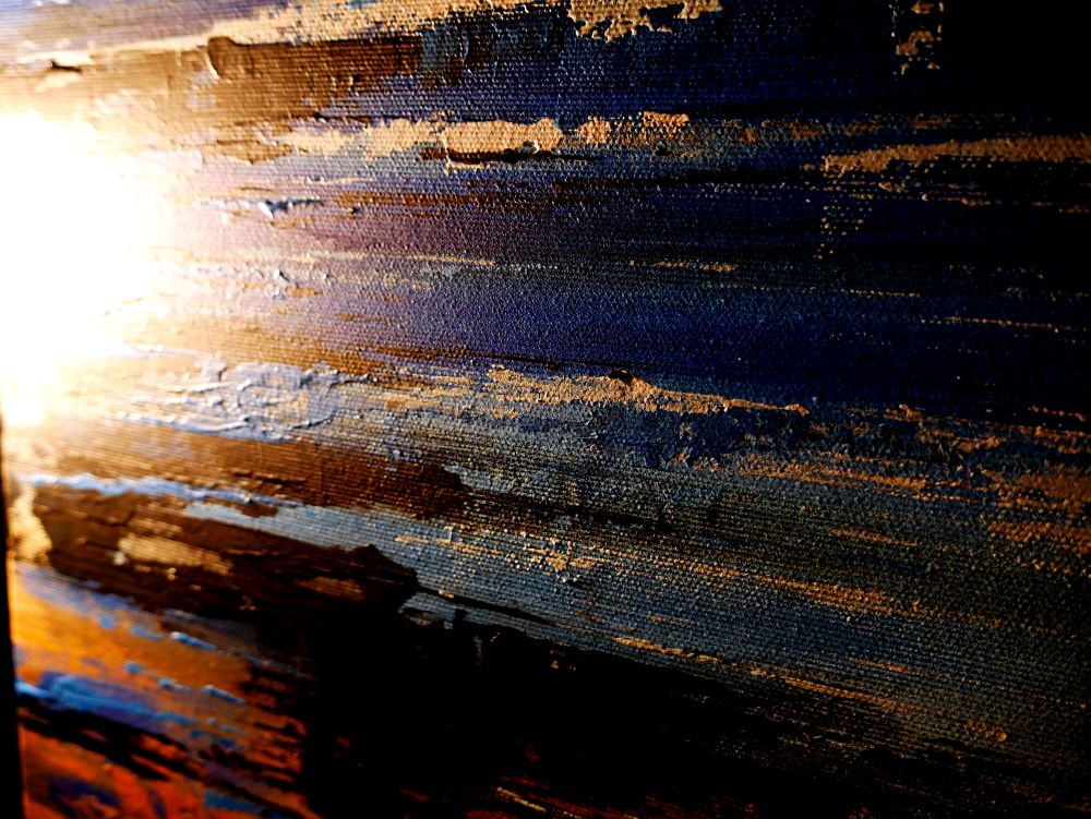 Obraz marynistyczny morski pejzaż "Plaża" obrazy malowane na płótnie 1772A - obrazek 5