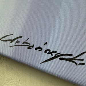 Nowoczesny obraz miasta – sygnowany podpisem autora