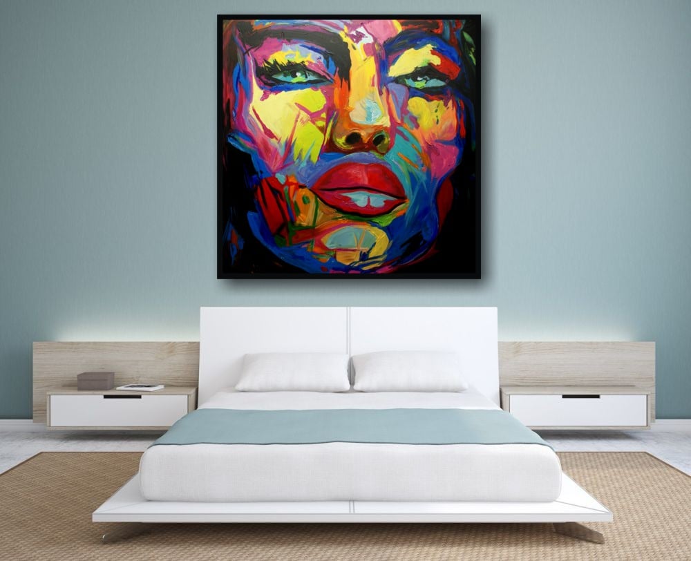 Obraz ręcznie malowany na płótnie "Ponętna kobieta" 1429A - obrazek 2