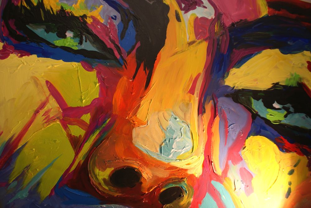 Obraz ręcznie malowany na płótnie "Ponętna kobieta" 1429A - obrazek 5