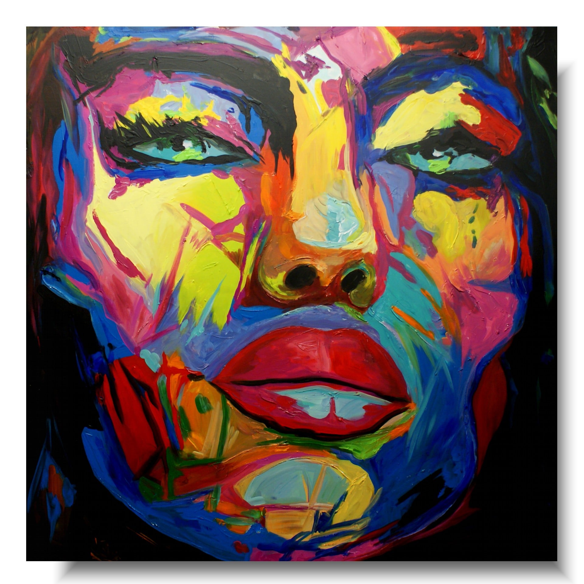 Obraz ręcznie malowany na płótnie "Ponętna kobieta" 1429A