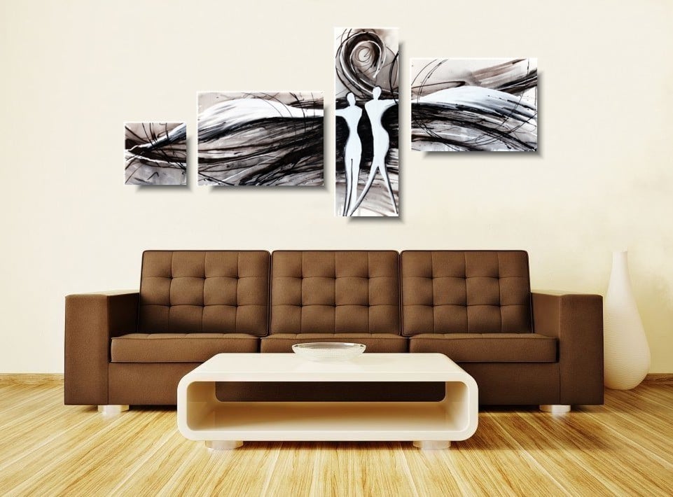 Obraz ręcznie malowany na płótnie "Anioły dobrobytu" 485A - obrazek 2