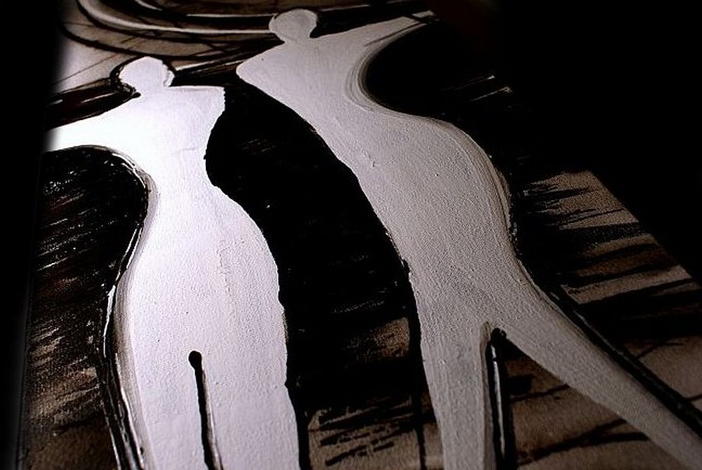 Obraz ręcznie malowany na płótnie "Anioły dobrobytu" 485A - obrazek 5