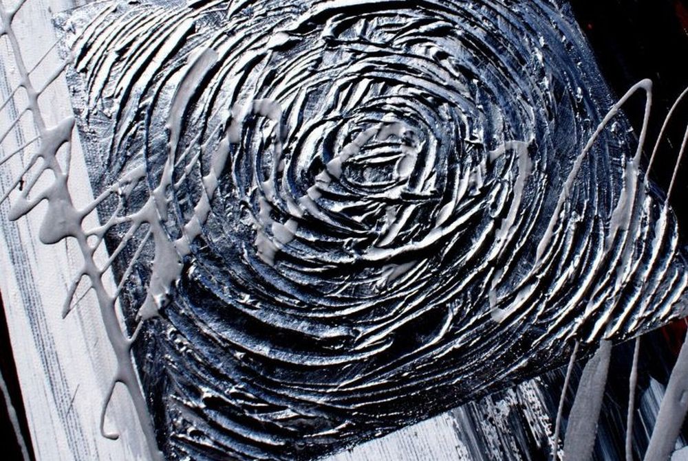 Obrazy nowoczesne delikatna fioletowa abstrakcja obraz ręcznie malowany dla mamy 1082A - obrazek 5