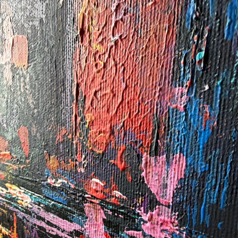 Obraz abstrakcja – detal struktury zbliżenie