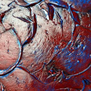 Nowoczesna abstrakcja obraz w ramie 110x110cm gruba struktura farby