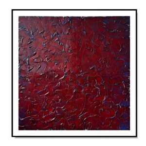 Nowoczesna abstrakcja obraz w ramie 110x110cm