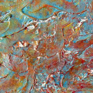 Nowoczesny obraz abstrakcyjny zbliżenie na strukturę farby