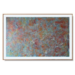 Nowoczesny obraz abstrakcyjny w ramie