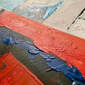 dyptyk abstrakcja ręcznie malowany