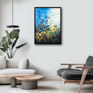 obraz kwiaty do salonu